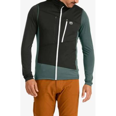 Ortovox Fleece Grid Vest dark arctic grey černá