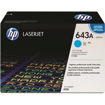 HP 643A originální tonerová kazeta azurová Q5951A