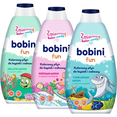 Bobini Pena do kúpeľa pre deti farbiaci vodu Maxi pena 1,5 l 3 farby