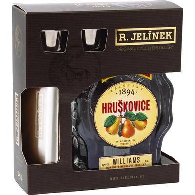 R. Jelínek Hruškovica Williams 42% 0,5 l (darčekové balenie butylka)