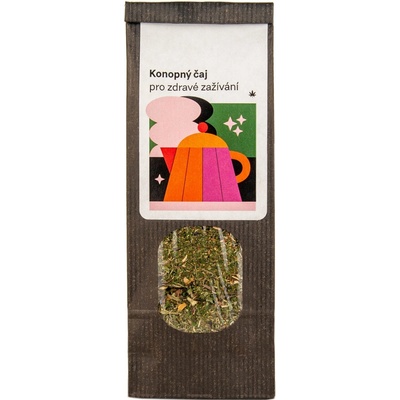 WeedShop Konopný čaj pro zdravé zažívání 40 g