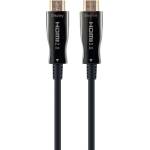 Gembird CCBP-HDMI-AOC-80M-02 Активен оптичен AOC високоскоростен HDMI кабел с Ethernet AOC Premium Series 80 m черен (CCBP-HDMI-AOC-80M-02)