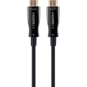 Gembird CCBP-HDMI-AOC-80M-02 Активен оптичен AOC високоскоростен HDMI кабел с Ethernet AOC Premium Series 80 m черен (CCBP-HDMI-AOC-80M-02)