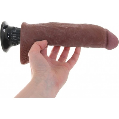 Real Feel DELUXE Ultra realistický Vibrátor N.5 ve Mulat Fanta Flesh 20 x 5,4 cm.