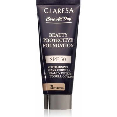 ClaClaresa Beauty Protective Foundation SPF50 hydratačný make-up light neutral 1N 30 ml