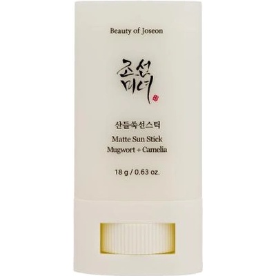 Beauty of Joseon Mugwort + Camelia Matte Sun Stick SPF50+ матиращ слънцезащитен стик за лице 18 g за жени