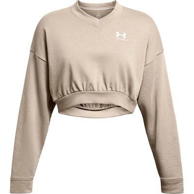 Under Armour mikina Rival Terry oversized Crop Crew 1382738-204