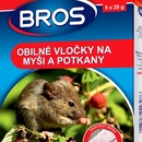 Přípravky na ochranu rostlin Bros Na myši a potkany obilné vločky 5 x 20 g