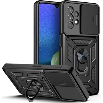 GKK Калъф с Предпазител за Камера и Стойка за SAMSUNG A23, Kickstand Pro Case, Черен (9490713927267)