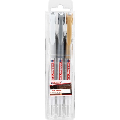 EDDING 2185 3 ks metalické s bílou