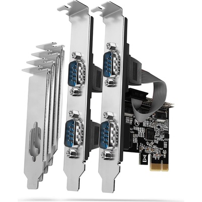 AXAGON 4x разширителна карта за серийни портове PCIe (PCEA-S4N) (PCEA-S4N)