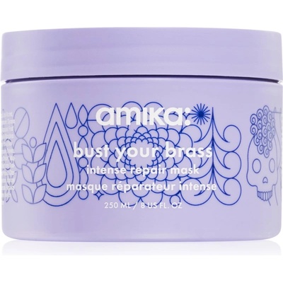 amika Bust Your Brass Cool Blonde интензивна регенерираща маска за руса и сива коса 250ml