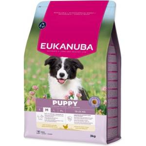 EUKANUBA Храна EUKANUBA Puppy Medium, богата на прясно пилешко 3 кг (1724-206478)
