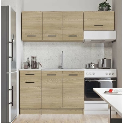 DREWNEX kuchyňská linka PUNO 180 cm dub Cremona – Zboží Dáma