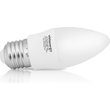 Whitenergy LED žárovka SMD2835 C37 E27 3W bílá mléčná teplá svíčka