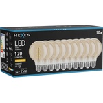 Mexen Vintis 10x крушка с нажежаема жичка спирала LED E27, G80, 2W, Топла - 2200K, 170 lm, (L165-E27-0222-50x10)