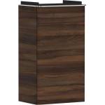 Hansgrohe Xelu Q - Шкафче за умивалник, 63x34x27 см, 1 врата, панти отляво, тъмен орех/хром 54014000 (54014000)