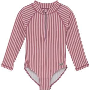Huttelihut Детски бански костюм Huttelihut Kid's Swimsuit L/S UV60 Swimsuit - Rose - размер 128 (EU) (750-2712-0117)