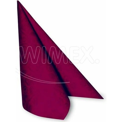 PAP-Airlaid Ubrousek FSC Mix PREMIUM Dekor-R bordový 50ks 40x40cm