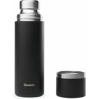 Qwetch termo láhev Thermo Active Matt 750 ml černá