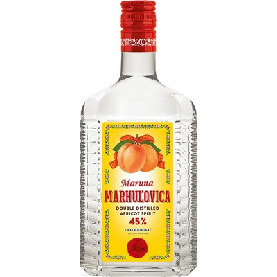 Marhuľovica Destilát 45% 0,7 l (čistá fľaša)