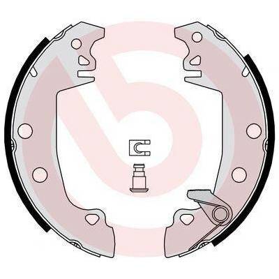 Sada brzdových čelistí BREMBO S 61 537 (S61537)