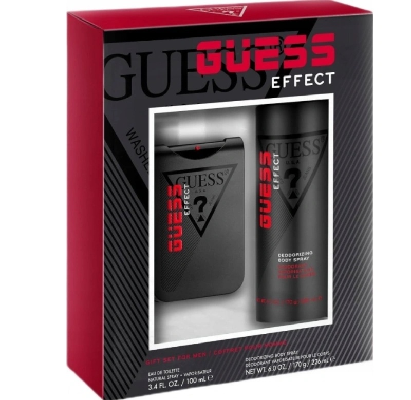 GUESS Effect Подаръчен комплект за мъже Размер EDT 100 ml + 226 ml дезодорант спрей
