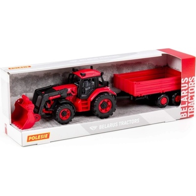 Polesie Детска играчка Polesie - Трактор с лопата и ремарке (110122)