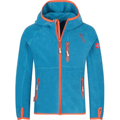 TROLLKIDS Детско поларено яке Trollkids Kids Sandefjord Jacket Fleece jacket - Summernight Blue / Red Clay - размер 104 (EU) (703-2399-1213)