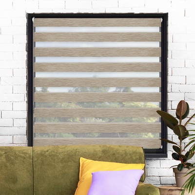 FOA Roleta Deň a noc, STANDARD, Luxus Hnedá Breza, A 01502 143 x 150 cm
