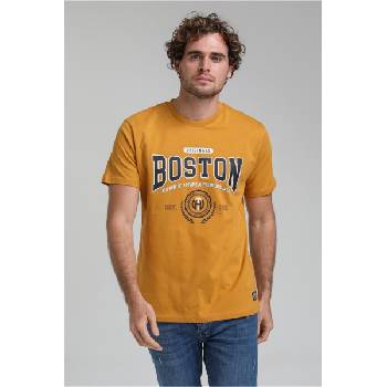 New World Polo Мъжка Slim Fit тениска 23SSM20287 - Цвят Горчица #371579 (371579_Горчица)