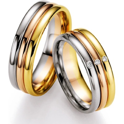 Snubní prsteny s diamanty SP722