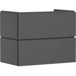 Hansgrohe Xilesa E - Шкаф за мивка, 62x78x47 см, 2 чекмеджета, матово сиво 54260760 (54260760)