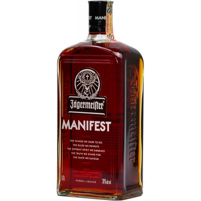 Jägermeister Manifest 38% 1 l (čistá fľaša)