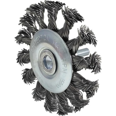 Okrúhla kefa z oceľového drôtu 0,5 mm, Ø 75 mm KS Tools 340.0039