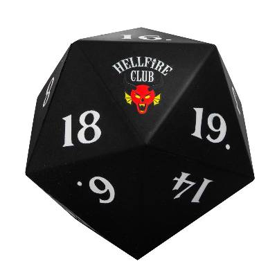 Антистрес скуиши Cine Replicas - Stranger Things, Helfire Club, Dice (CR2087)