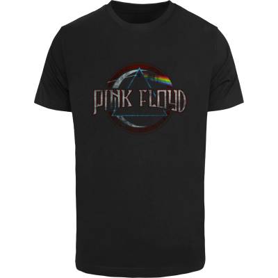 MERCHCODE Тениска Pink Floyd Dark Side of the Moon Circular Logo Tee black XXLUB-MC988-00007 - , размер XL