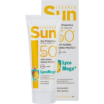 Leganza Слънцезащитен крем за лице, SPF50+, 75 ml