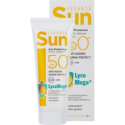 Leganza Слънцезащитен крем за лице, SPF50+, 75 ml