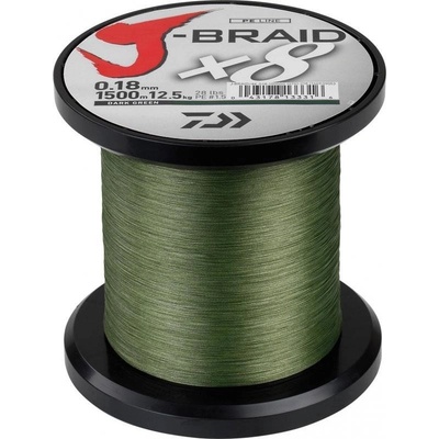 Daiwa J-Braid X8 dark green 1m 0,51mm 56kg