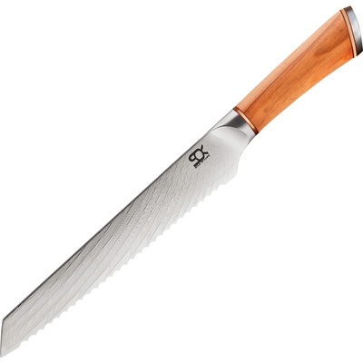 Dellinger Нож за хляб SOK OLIVE SUNSHINE DAMASCUS 19 см, Dellinger (DNGRKHOK8B)