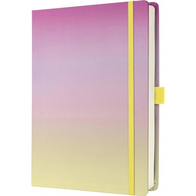 Sigel SM211/5 Menu A5, rubberbinding, beige met een linnenstructuur, 5 -pack, duurzaam en gemakkelijk af te vegen