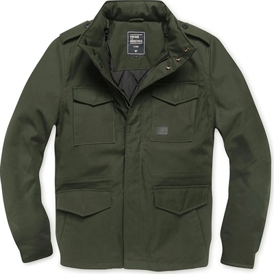 Bunda Vintage Industries Brent Parka tmavo olivová