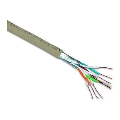 PlanetElite KAB-FTP6-D-LSO-GR-P-305m FTP, Cat6, vodič, LS0H, Dca, sivý, cívka, 305m