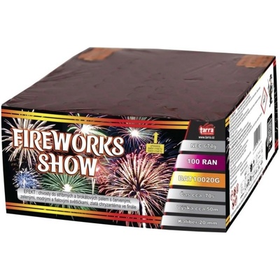 Tarra pyrotechnik Ohňostroj FIREWORKS SHOW 100 ran