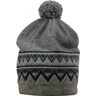 Skhoop pletená vlněná čepice Scandianvian beanie graphite