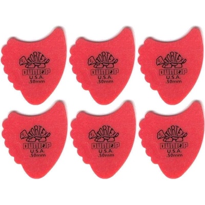 Dunlop 414R 0.50 Tortex Fins 6 Trsátko