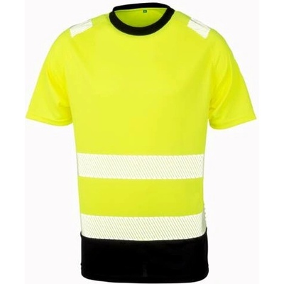 Result R 502X Unisex reflexné tričko fluorescent yellow/black 2XL/3XL