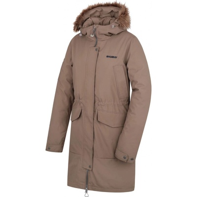 HUSKY Women's winter coat Nelidas L mocha hnedá