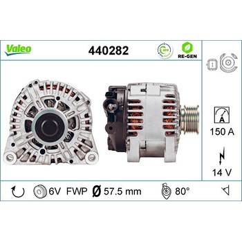 Alternátor VALEO 440282